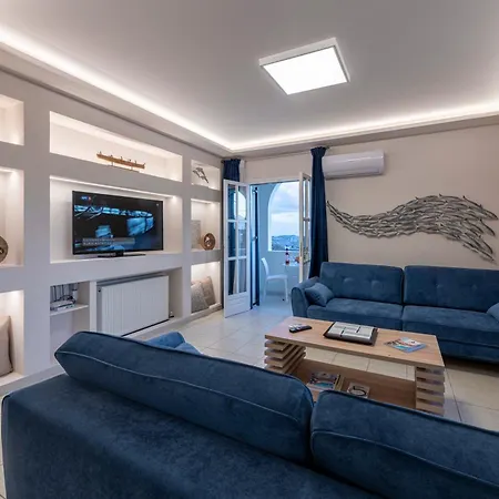 Apartamento Santorini Symmetry Apartment-spacious For Up To 8 Guests In Megalochori Village Megalokori