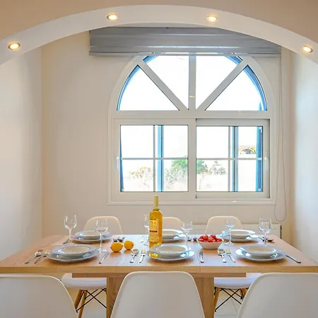 Santorini Symmetry Apartment-spacious For Up To 8 Guests In Megalochori Village * Megalokori
